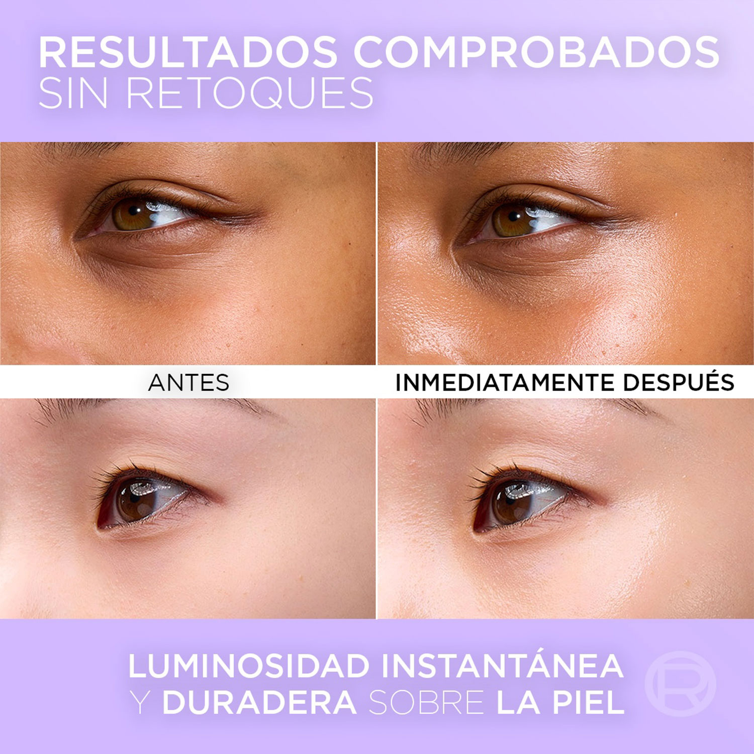 Crema Líquida Facial Loreal Revitalift Glass Skin X 50 Ml - Imagen 5