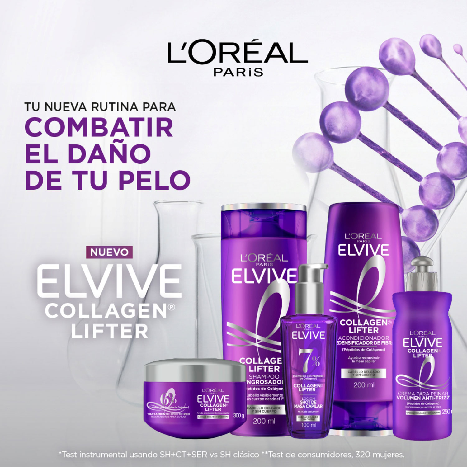 Shampoo Elvive Collagen Lifter X 200 Ml - Imagen 8