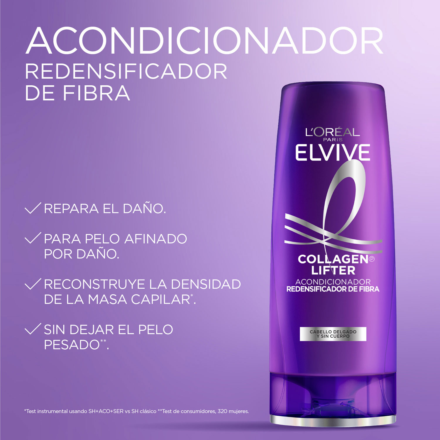 Acondicionador Elvive Collagen Lifter X 400 Ml - Imagen 3