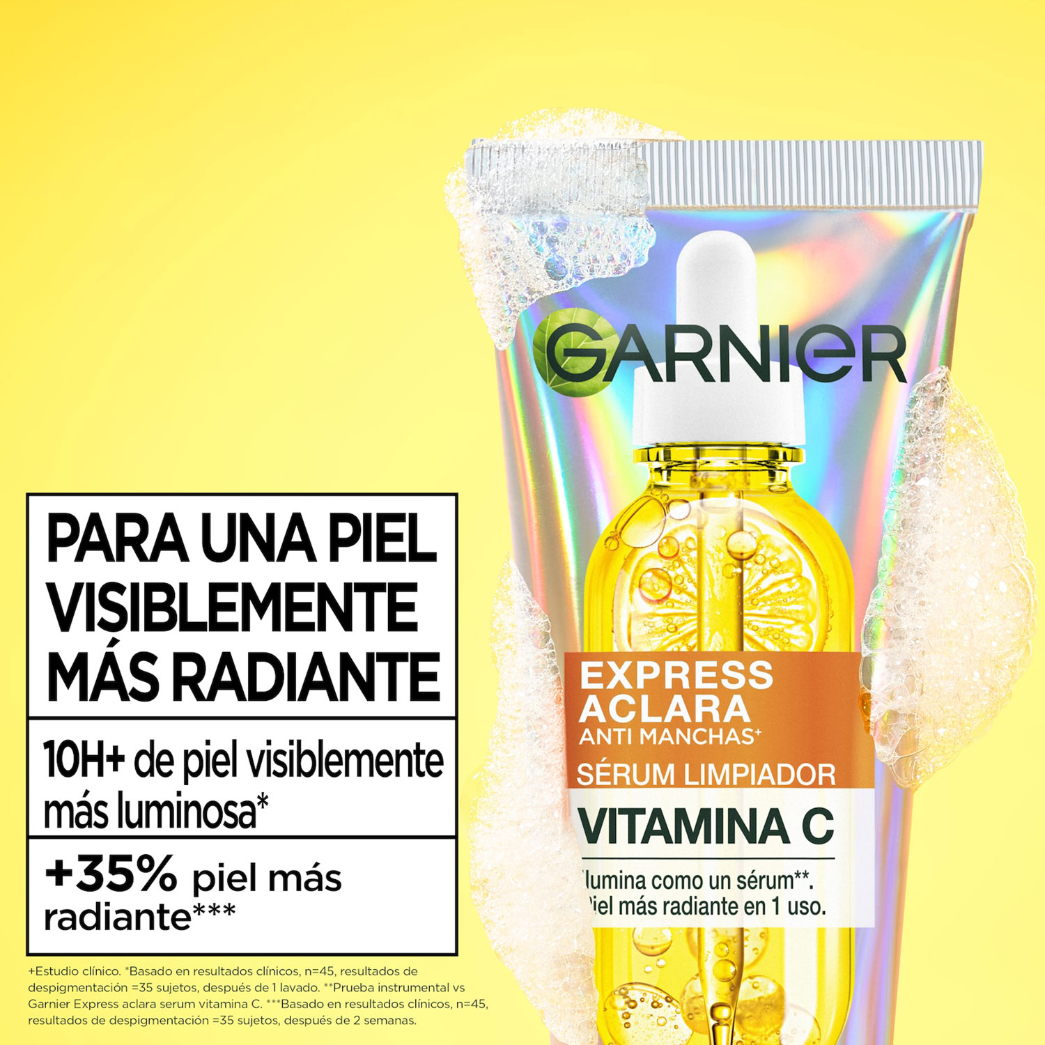 Serum Limpiador Garnier Vitamina C X 100 Ml - Imagen 3