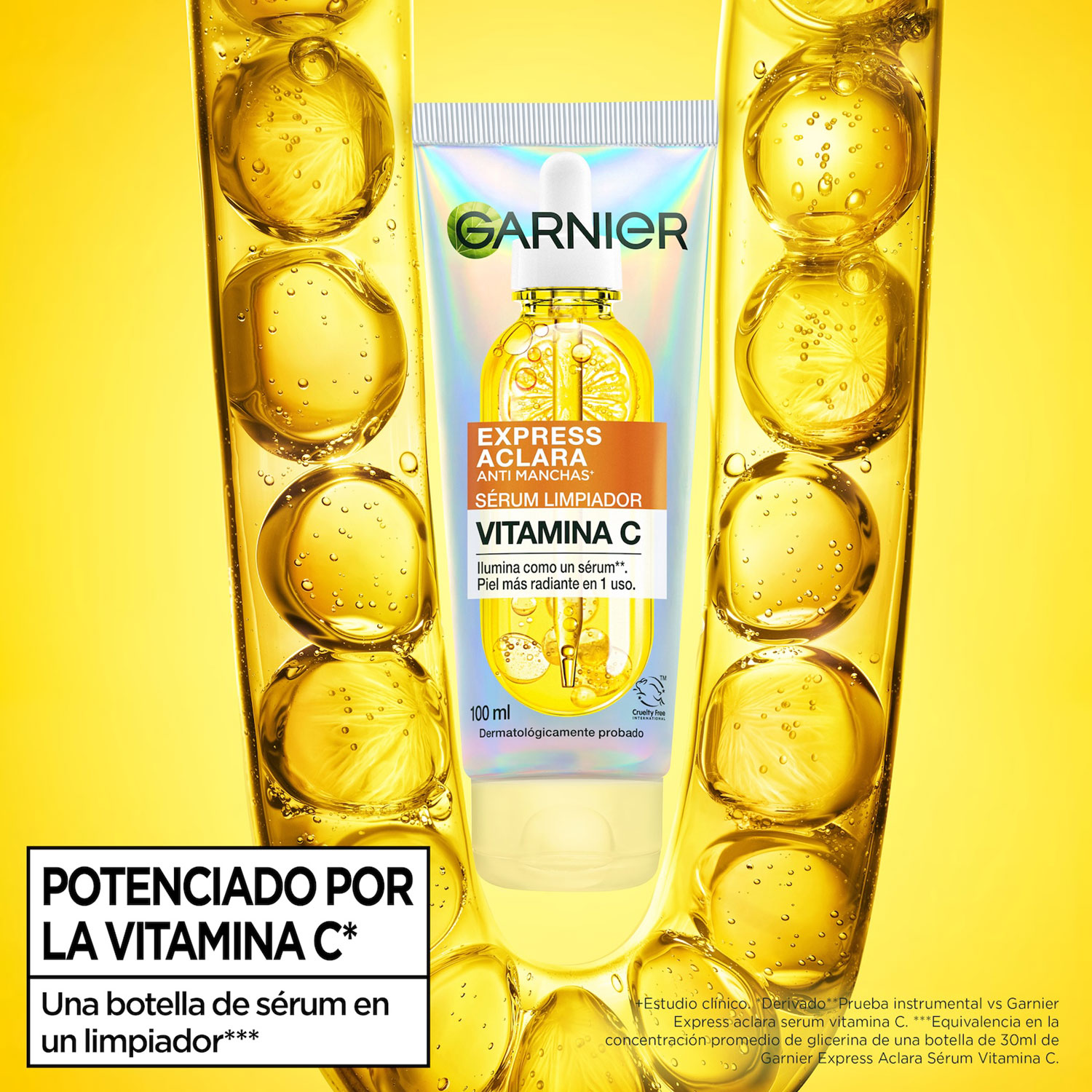 Serum Limpiador Garnier Vitamina C X 100 Ml - Imagen 4