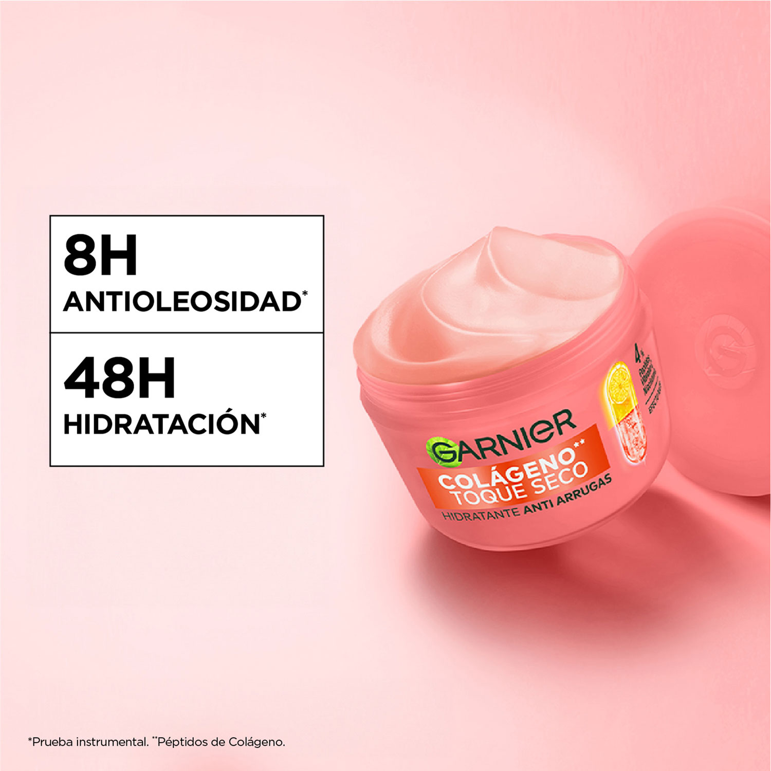 Crema facial Hidratante Garnier Toque Seco Colágeno X 85 Gr - Imagen 5
