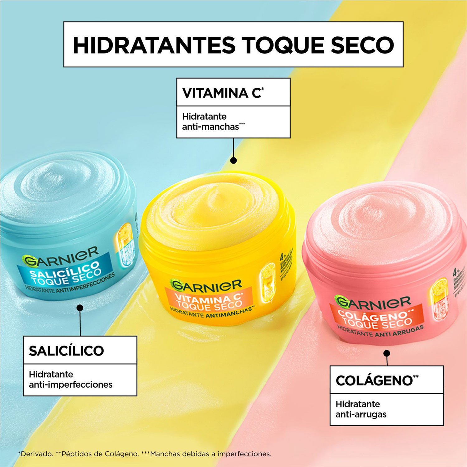 Crema facial Hidratante Garnier Toque Seco Colágeno X 85 Gr - Imagen 12