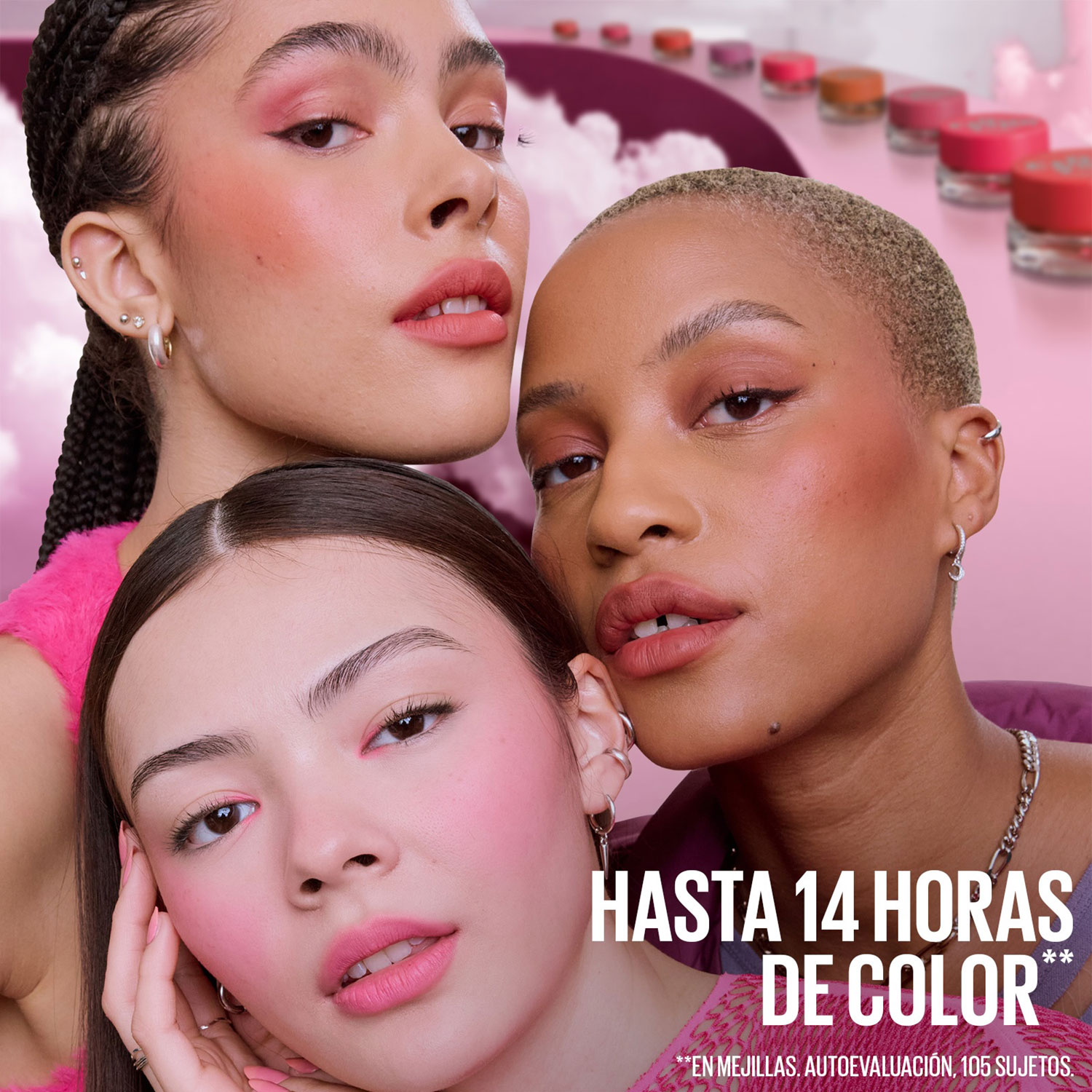 Rubor en Mousse Maybelline Cloudtopia Pink Daydream X 5 Gr - Imagen 10