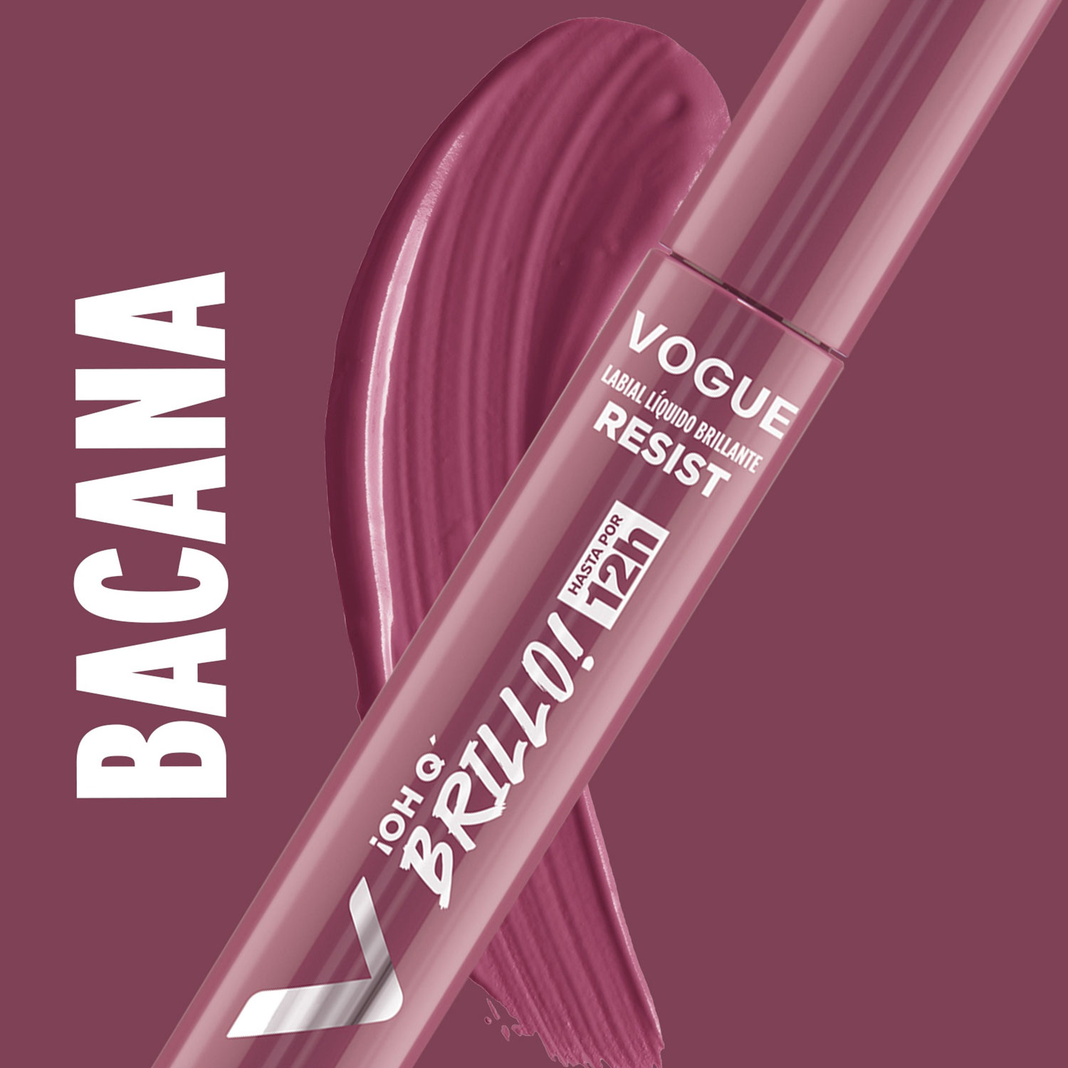 Labial Líquido Vogue ¡Oh Q' Brillo! Bacana X 1 U - Imagen 6