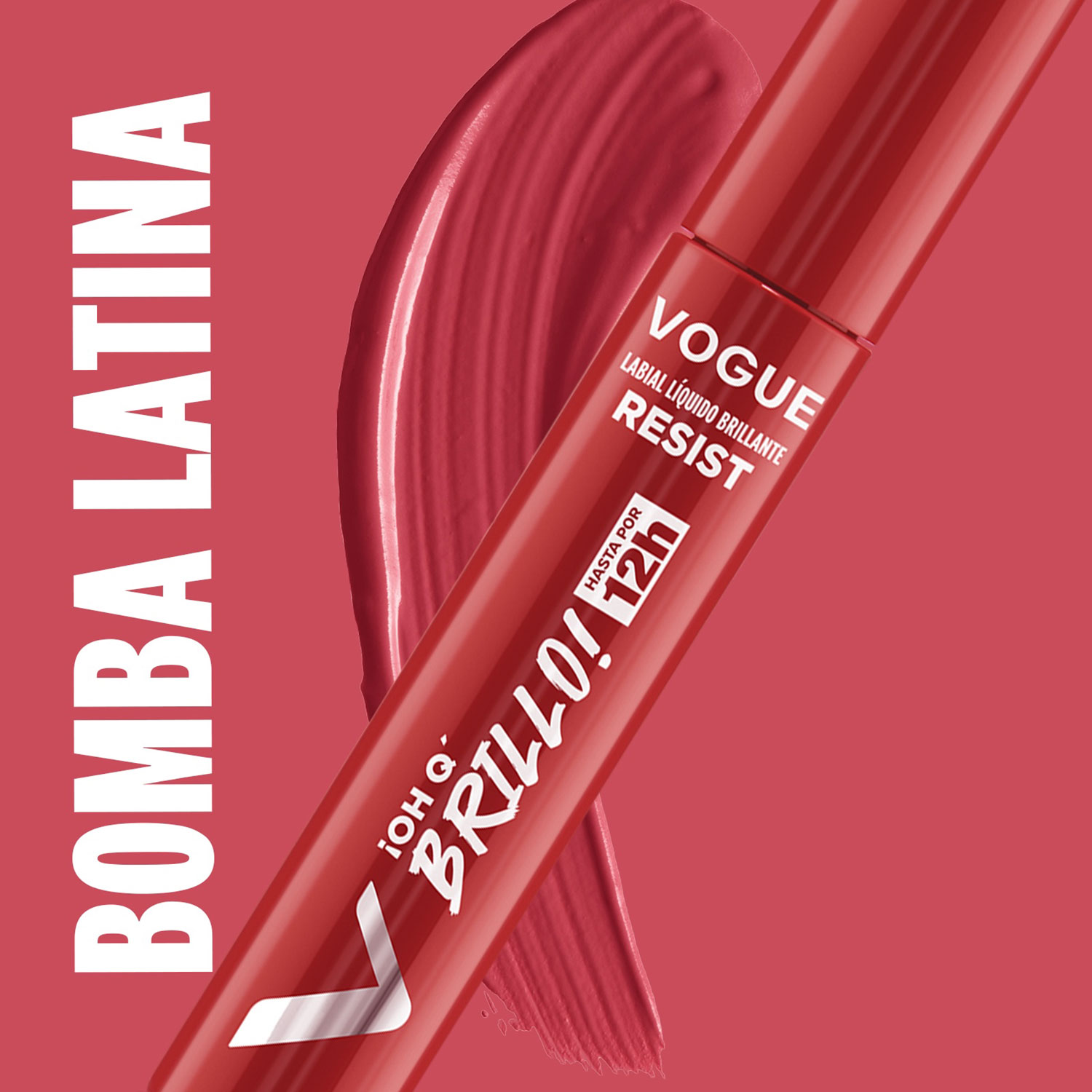 Labial Líquido Vogue ¡Oh Q' Brillo! Bomba Latina X 1 U - Imagen 6