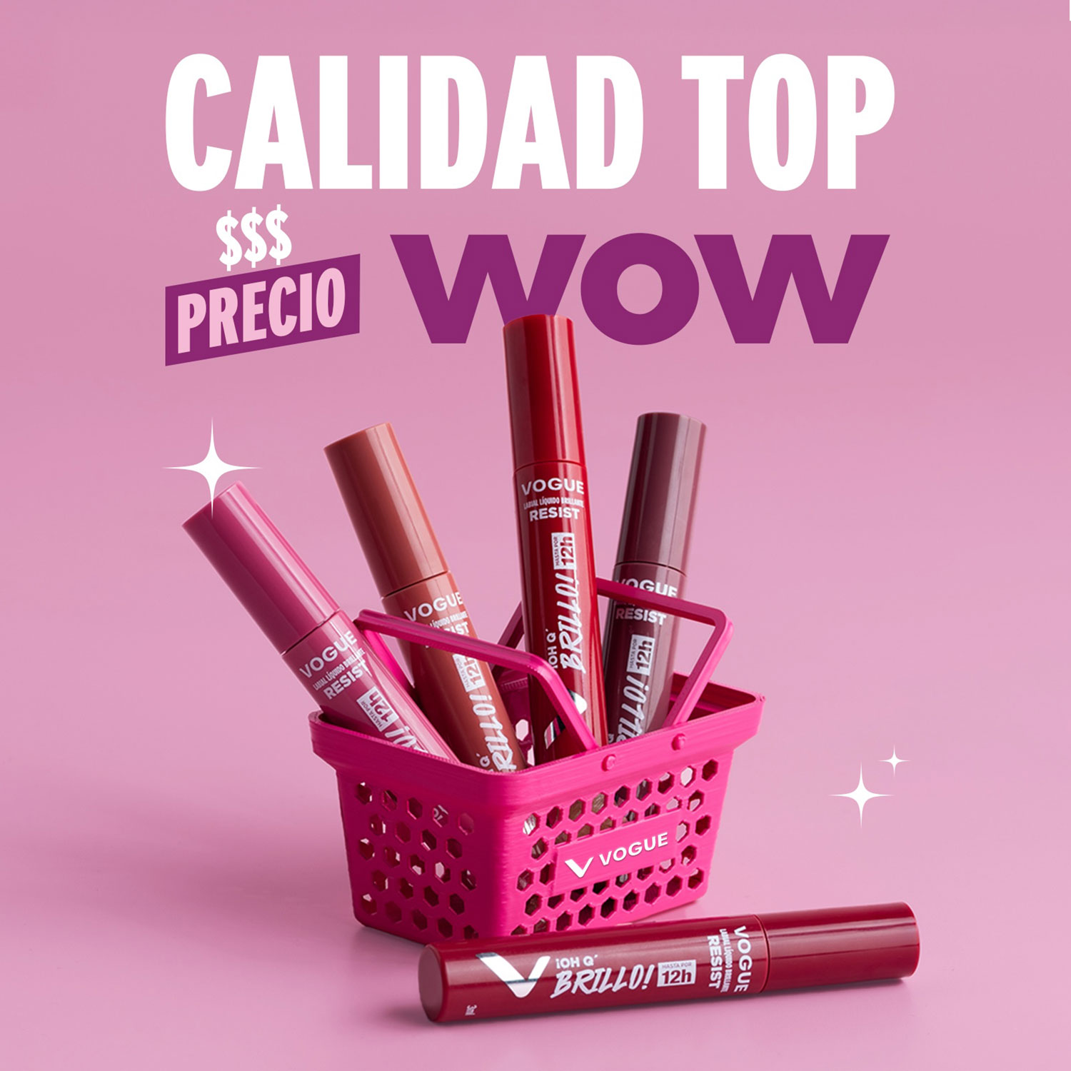Labial Líquido Vogue ¡Oh Q' Brillo! Reina X 1 U - Imagen 12