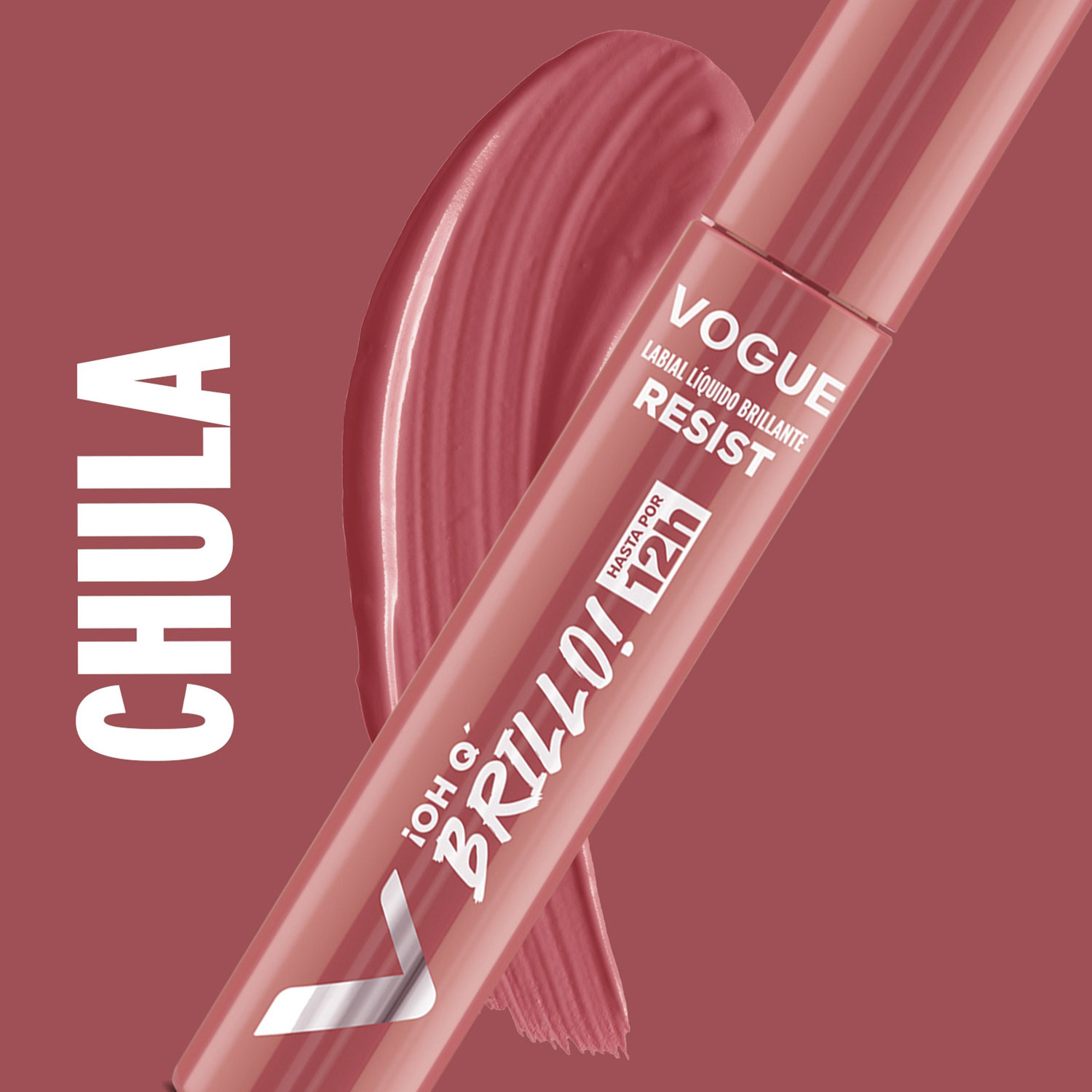 Labial Líquido Vogue ¡Oh Q' Brillo! Chula X 1 U - Imagen 6