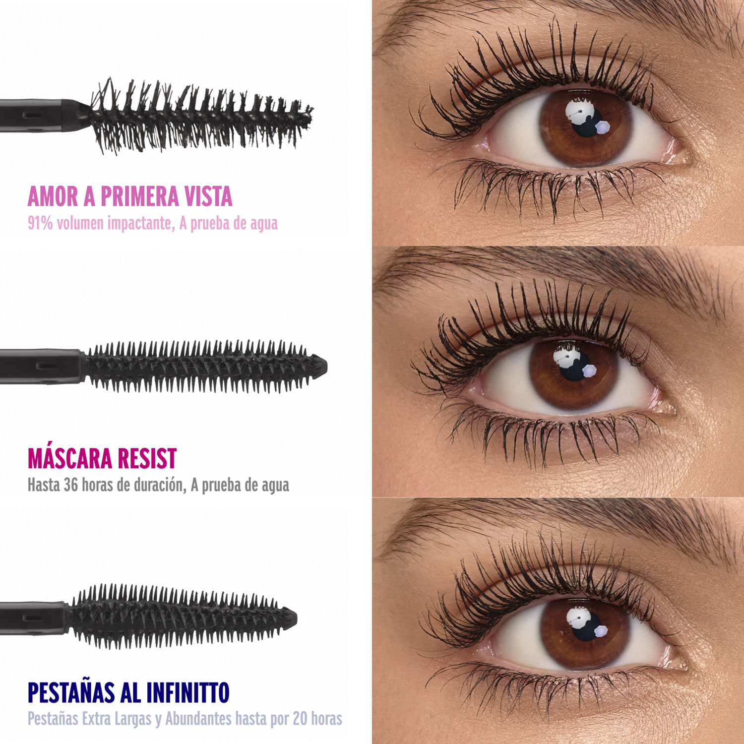 Máscara de Pestañas Vogue Boombastic Washable X 1 U - Imagen 8