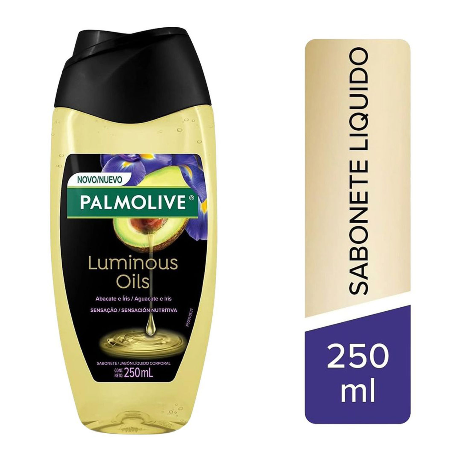 Jabón Líquido Palmolive Luminous Oils Aguacate e Iris X 200 Ml - Imagen 3